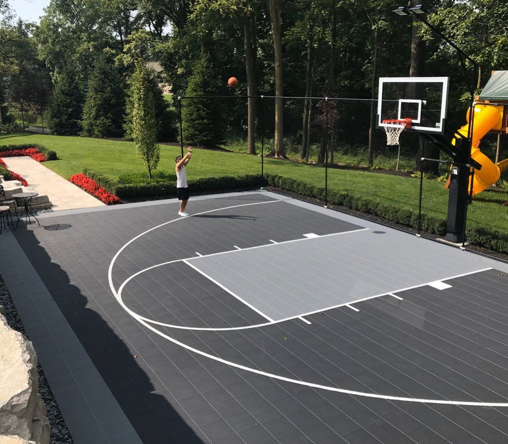 Home Courts Australia – 14m x 15m Half Basketball Court