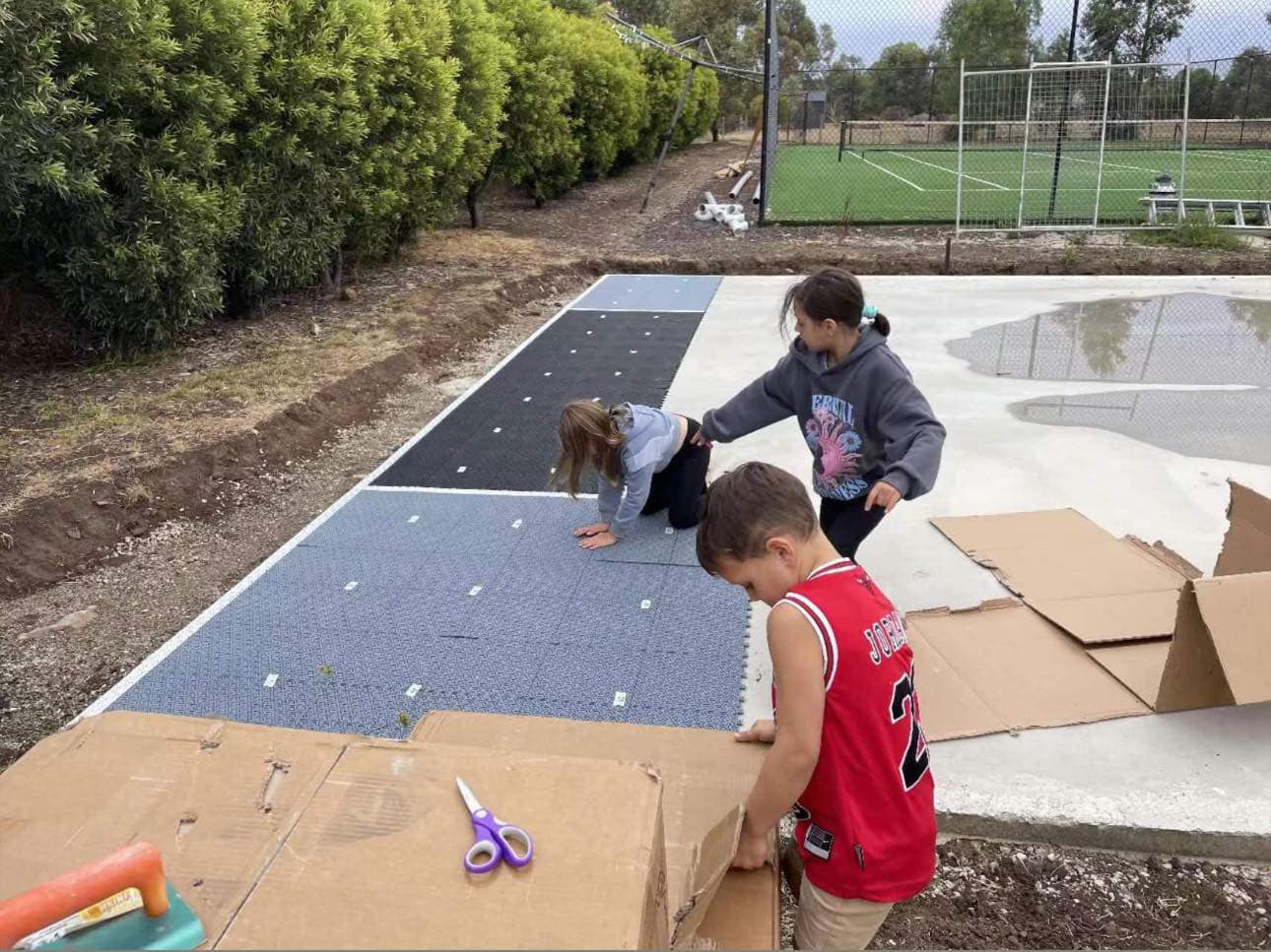 Home Courts Australia - 7m x 7m Custom Basketball Court