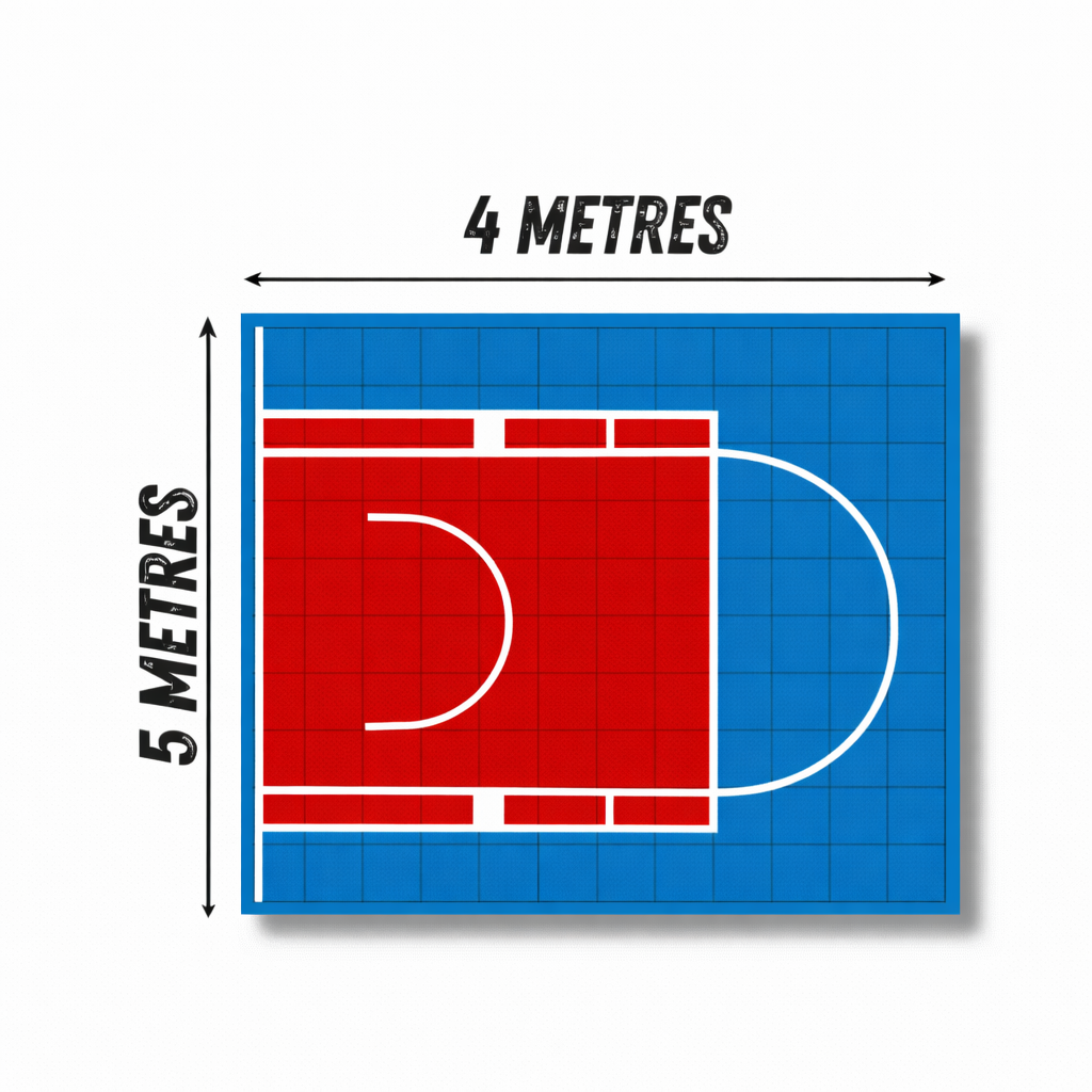 Home Courts Australia – 5m x 4m Custom Basketball Court