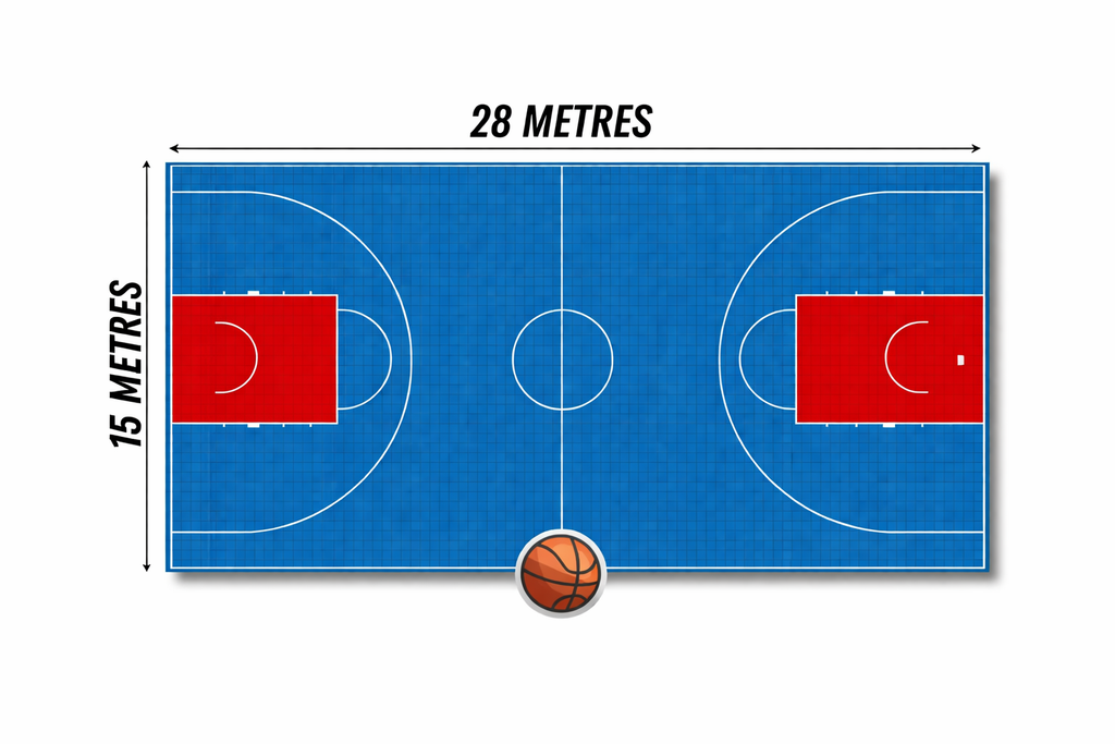 Home Courts Australia – 15m x 28m Custom Basketball Court