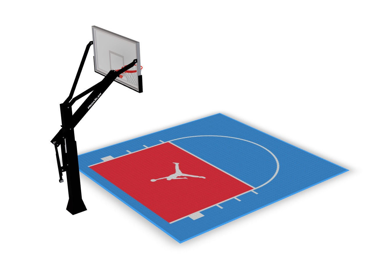 Home Courts Australia – 4m x 4m Custom Basketball Court