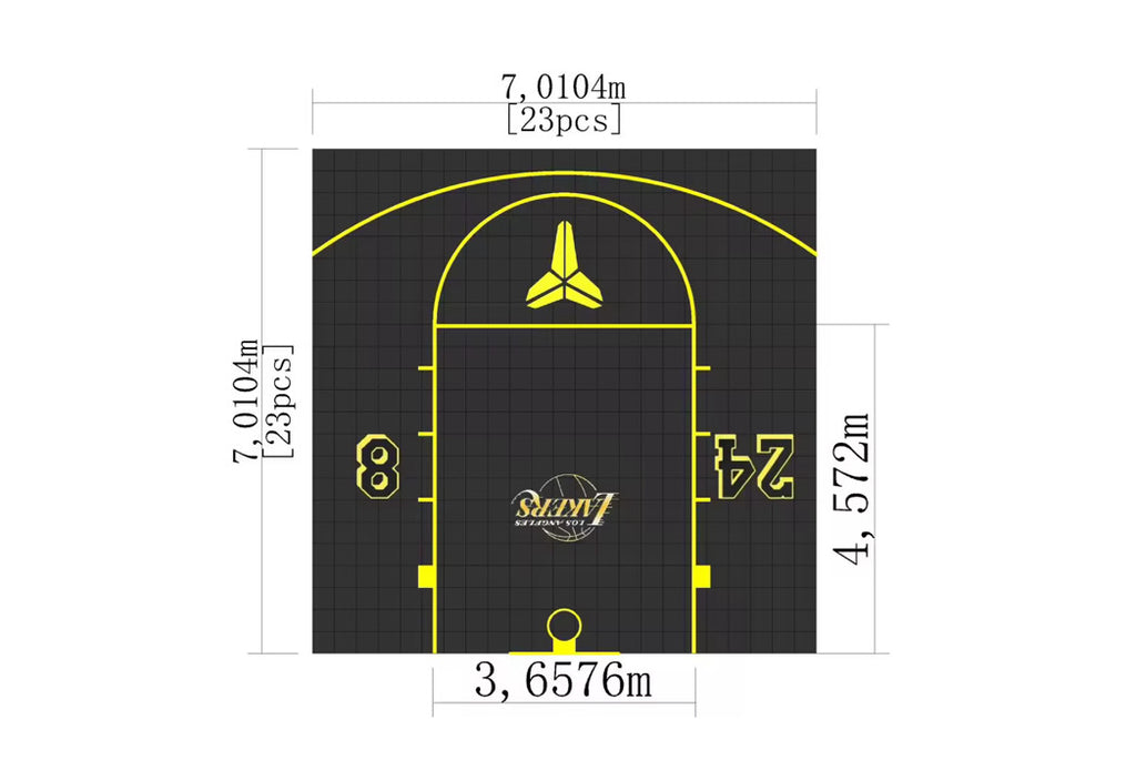 Home Courts Australia - 7m x 7m Custom Basketball Court
