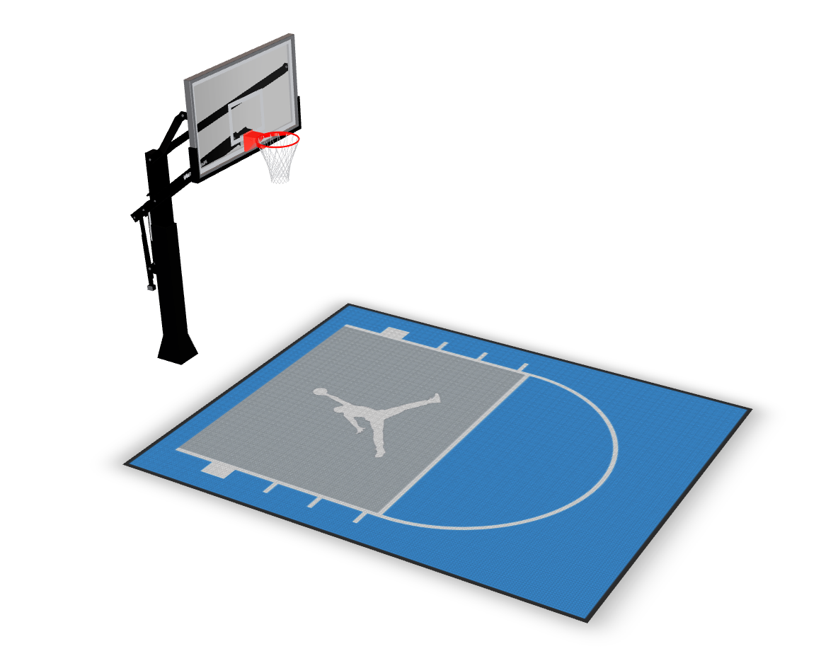 Home Courts Australia – 4.5m × 3.5m Custom Basketball Court
